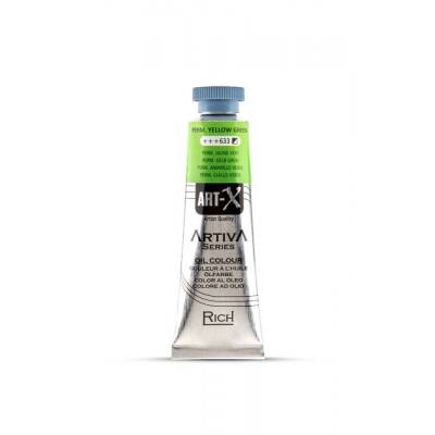 Art-X Artiva Yağlı Boya 37 ml 633 Permanent Yellow Green - 1