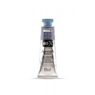 Art-X Artiva Yağlı Boya 37 ml 717 Cold Grey - 1