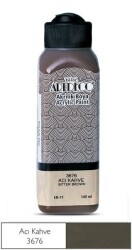 Artdeco Akrilik Boya 140 ml. 3676 ACI KAHVE - 1