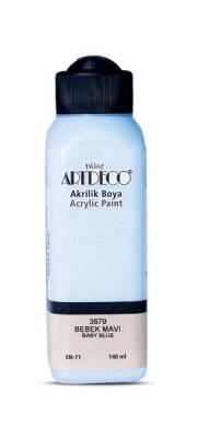 Artdeco Akrilik Boya 140 ml. 3679 BEBEK MAVİ - 1