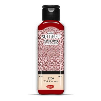 Artdeco Akrilik Boya 140 ml 3700 TÜRK KIRMIZISI - 1