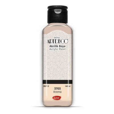 Artdeco Akrilik Boya 140 ml 3703 KREMA - 1