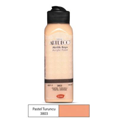Artdeco Akrilik Boya 140 ml. 3803 Pastel Turuncu - 1