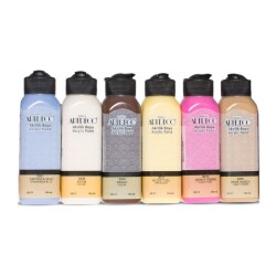 Artdeco Akrilik Boya 140 ml. x 6 Renk Cupcake Set - 1