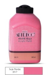 Artdeco Akrilik Boya 500 ml. 3017 SICAK PEMBE - 1