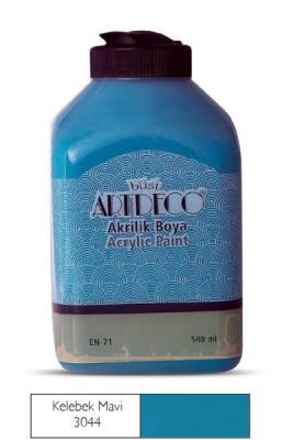 Artdeco Akrilik Boya 500 ml. 3044 KELEBEK MAVİ - 1