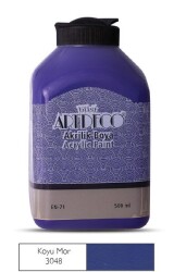 Artdeco Akrilik Boya 500 ml. 3048 KOYU MOR - 1