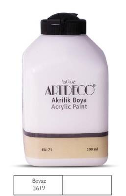 Artdeco Akrilik Boya 500 ml. 3619 BEYAZ - 1