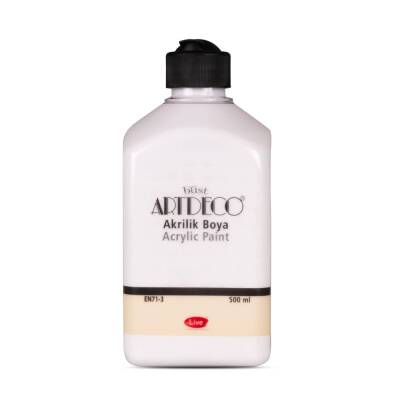 Artdeco Akrilik Boya 500 ml. 3622 Romantik Beyaz - 1