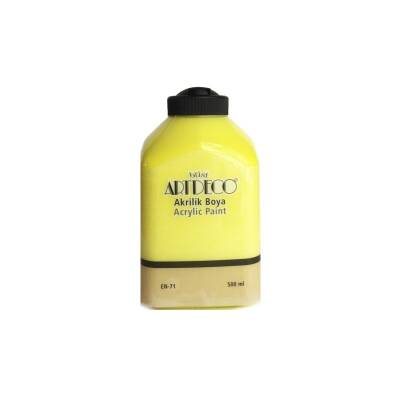 Artdeco Akrilik Boya 500 ml. 3627 LİMON SARI - 1