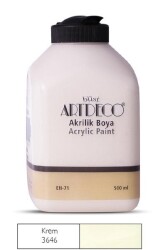 Artdeco Akrilik Boya 500 ml. 3646 KREM - 1