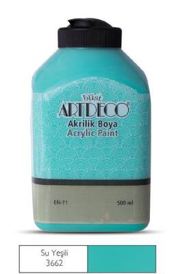 Artdeco Akrilik Boya 500 ml. 3662 SU YEŞİLİ - 1