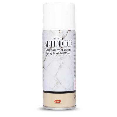 Artdeco Akrilik Sprey Mermer Efekti 200 ml Beyaz 060 - 1