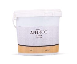 Artdeco BEYAZ Gesso Tuval Astar Boyası 1000 ml. - 1