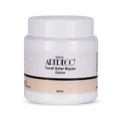 Artdeco BEYAZ Gesso Tuval Astar Boyası 220 ml. - 1