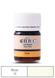 Artdeco Cam Vitray Boyası 25 ml. 19 BEYAZ - 1