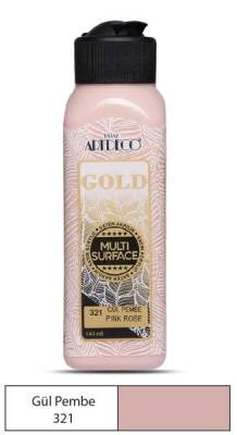 Artdeco Gold Multi Surface Akrilik Boya 140 ml. 321 GÜL PEMBE - 1