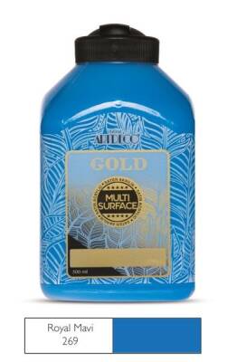 Artdeco Gold Multi Surface Akrilik Boya 500 ml. 269 ROYAL MAVİ - 1