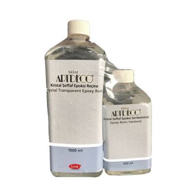 Artdeco Kristal Şeffaf Epoksi Reçine Seti 1000 ml + 500 ml - 1