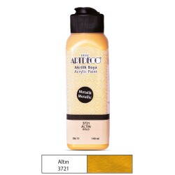 Artdeco Metalik Akrilik Boya 140 ml. 3721 Altın - 1