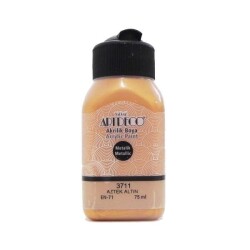 Artdeco Metalik Akrilik Boya 75 ml. 3711 Aztek Altın - 1