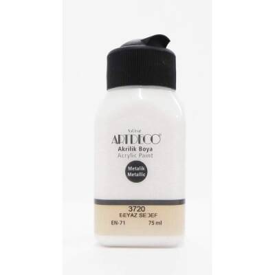 Artdeco Metalik Akrilik Boya 75 ml. 3720 Beyaz Sedef - 1