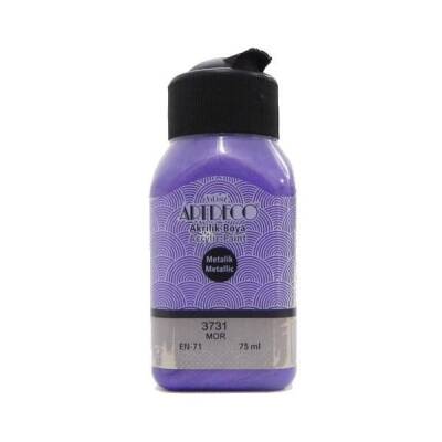 Artdeco Metalik Akrilik Boya 75 ml. 3731 Mor - 1