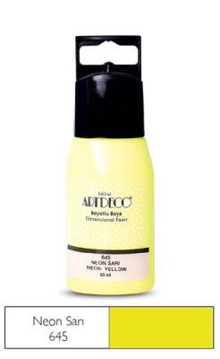 Artdeco Neon Boyutlu Boya 60 ml. 645 NEON SARI - 1