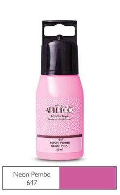 Artdeco Neon Boyutlu Boya 60 ml. 647 NEON PEMBE - 1