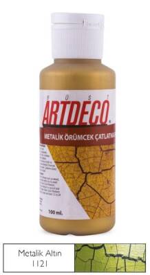 Artdeco Örümcek Çatlatma Boyası 1121 Metalik Altın - 1