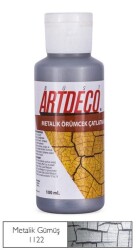 Artdeco Örümcek Çatlatma Boyası 1122 Metalik Gümüş - 1