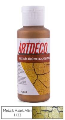 Artdeco Örümcek Çatlatma Boyası 1123 Metalik Aztek Altın - 1