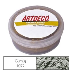 Artdeco Parmak Yaldız 24 gr Gümüş 1022 - 1