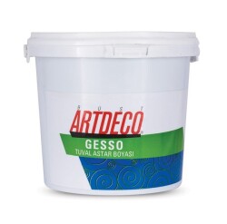 Artdeco SİYAH Gesso Tuval Astar Boyası 1000 ml. - 1