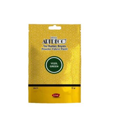Artdeco Toz Kumaş Boyası 13 gr Yeşil 1113 - 1