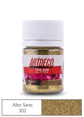 Artdeco Toz Sim (Glitter) 302 Altın Sim - 1