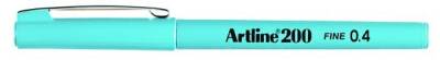 Artline 200 Fineliner 0.4mm İnce Uçlu Yazı ve Çizim Kalemi AÇIK MAVİ - 1
