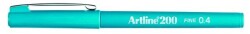 Artline 200 Fineliner 0.4mm İnce Uçlu Yazı ve Çizim Kalemi GÖK MAVİ - 1