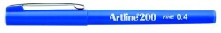 Artline 200 Fineliner 0.4mm İnce Uçlu Yazı ve Çizim Kalemi MAVİ - 1