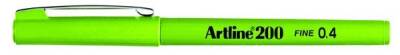 Artline 200 Fineliner 0.4mm İnce Uçlu Yazı ve Çizim Kalemi SARIMSI YEŞİL - 1
