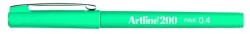 Artline 200 Fineliner 0.4mm İnce Uçlu Yazı ve Çizim Kalemi TURKUAZ - 1