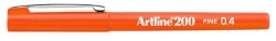 Artline 200 Fineliner 0.4mm İnce Uçlu Yazı ve Çizim Kalemi TURUNCU - 1