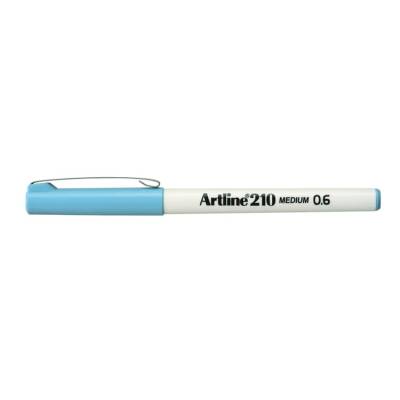 Artline 210N Keçe Uçlu Yazı Kalemi 0,6mm Açık Mavi - 1