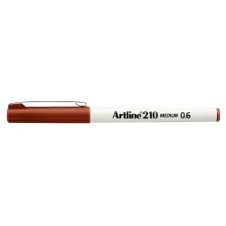 Artline 210N Keçe Uçlu Yazı Kalemi 0,6mm Kahverengi - 1