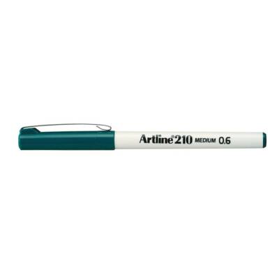 Artline 210N Keçe Uçlu Yazı Kalemi 0,6mm Koyu Yeşil - 1