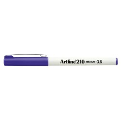 Artline 210N Keçe Uçlu Yazı Kalemi 0,6mm Mor - 1