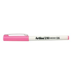 Artline 210N Keçe Uçlu Yazı Kalemi 0,6mm Pembe - 1