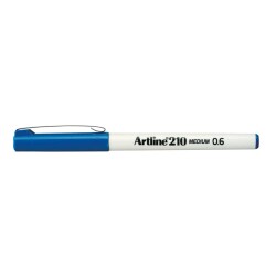 Artline 210N Keçe Uçlu Yazı Kalemi 0,6mm Royal Mavi - 1