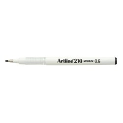 Artline 210N Keçe Uçlu Yazı Kalemi 0,6mm Siyah - 1