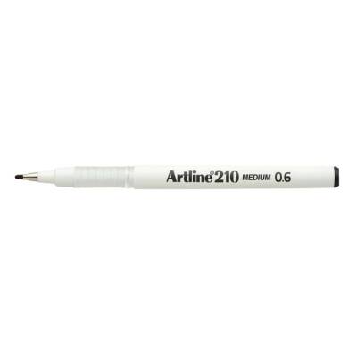 Artline 210N Keçe Uçlu Yazı Kalemi 0,6mm Siyah - 1